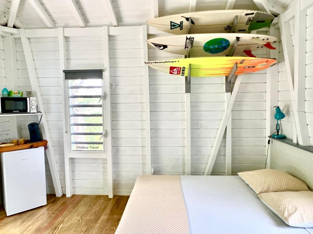 Le Surf Lodge, Chambre Avec Vue Mer Dans Un Ecrin De Verdure Deshaies Kültér fotó